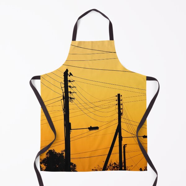 Item preview, Sunset Power Lines designed and sold by FOLK ART FUSION by heidiannemorris.