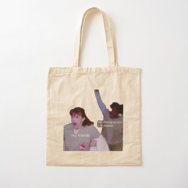 Black Cindy y Judy King Meme Bolsa de algodón