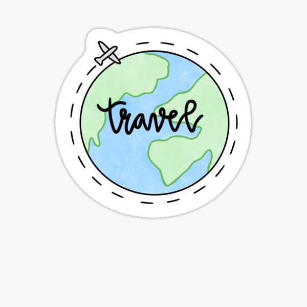 Around The Travel World Stickers | Redbubble