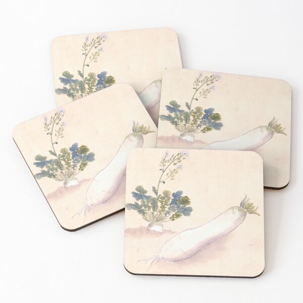 Item preview, Daikon Radish - Japanese Botanic Art designed and sold by killies.