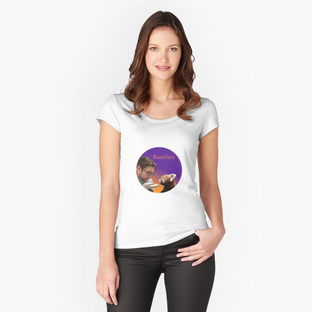 Item preview, Fitted Scoop T-Shirt designed and sold by rossifari.