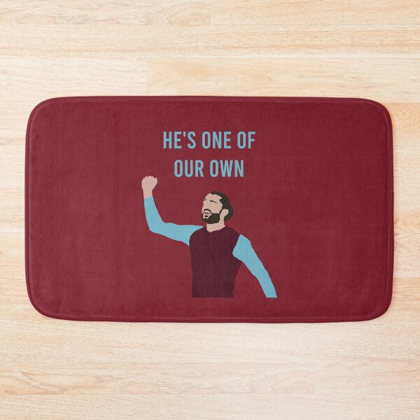 Item preview, Burnley FC, Jay Rodriguez, Claret and Blue Print designed and sold by Footballat45RPM.