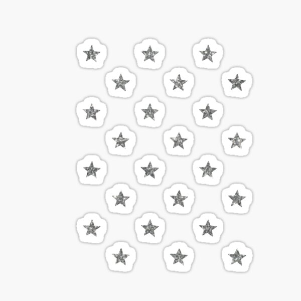 Silver Star Stickers – Pampered Pretties