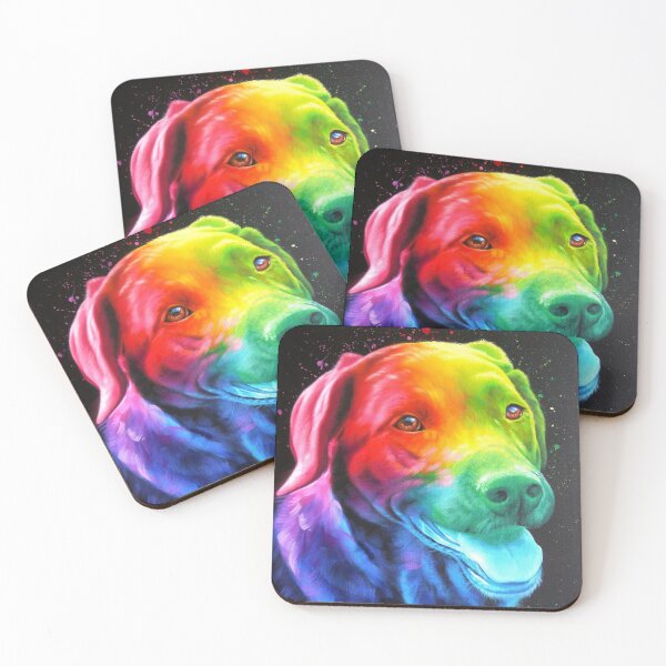 Item preview, Psychedelic Labrador designed and sold by Rachel Greenbank.