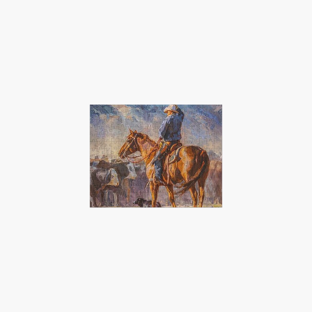fwc 5212 old west wild cowboy Jigsaw Puzzle