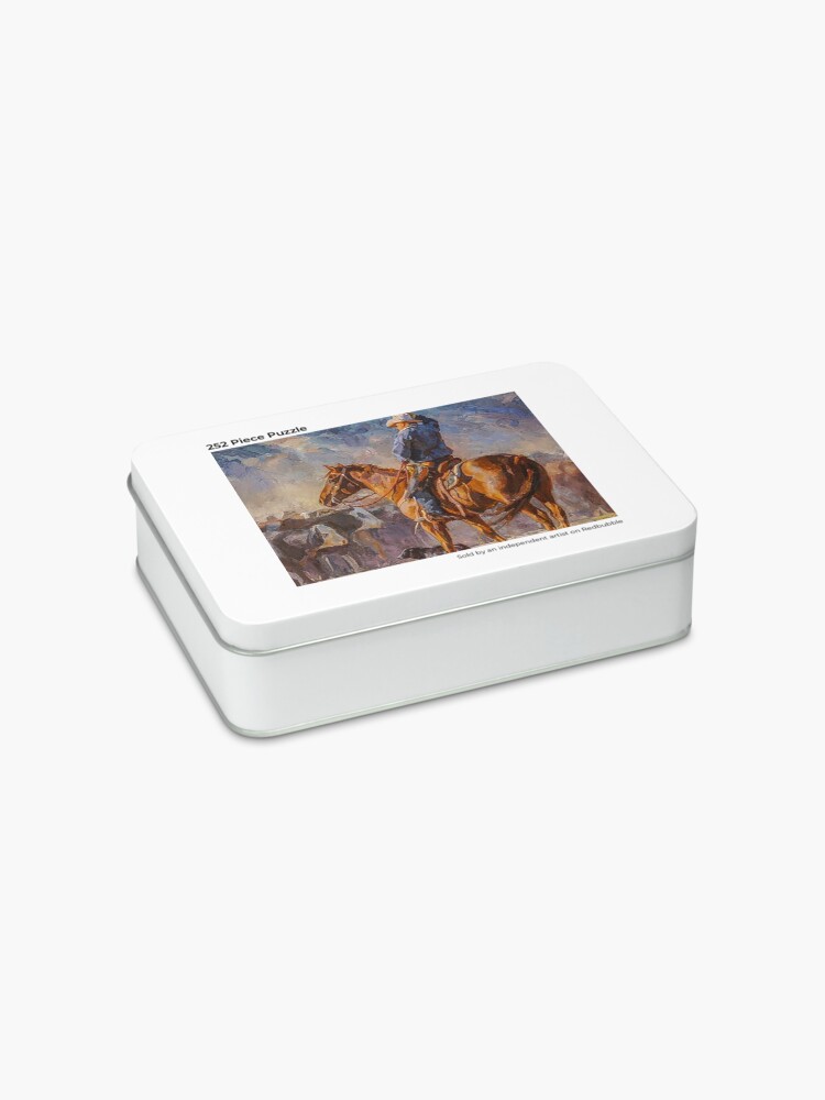 Alternate view of fwc 5212 old west wild cowboy Jigsaw Puzzle