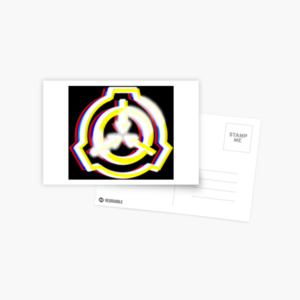 Scp Foundation Logo Colors Greeting Card By Toadkingstudios Redbubble