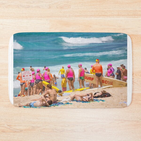 Item preview, Australian Surf Rescue Lifeguards at Tamarama Beach designed and sold by Martin Berry Photography.