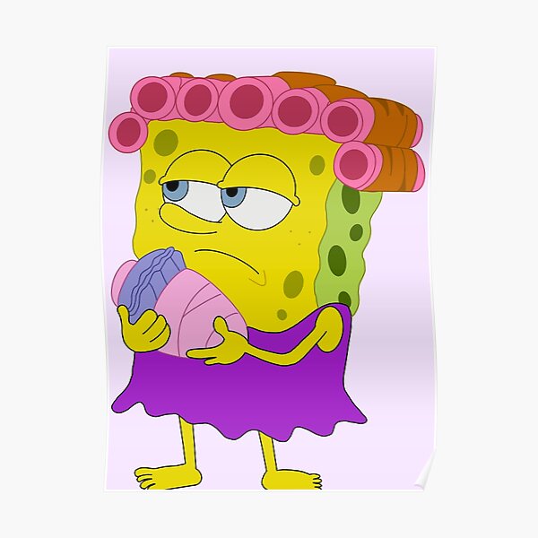 Baby Spongebob Poster By Officialbabyace Redbubble