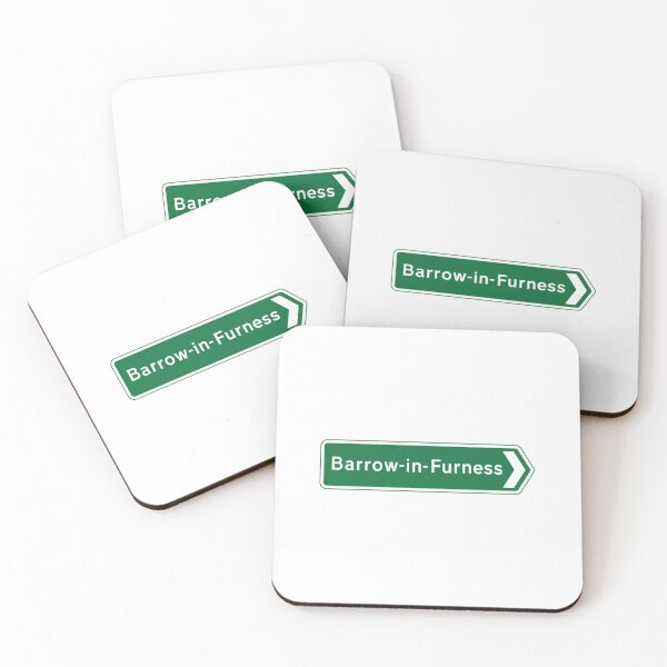 Item preview, Barrow-in-Furness Road Sign designed and sold by Cumbria Guru.