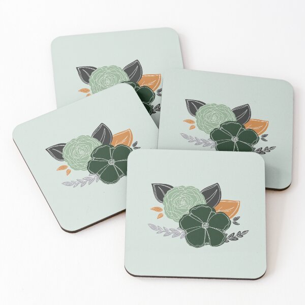 Item preview, Green Floral Design designed and sold by Shoomoodle.