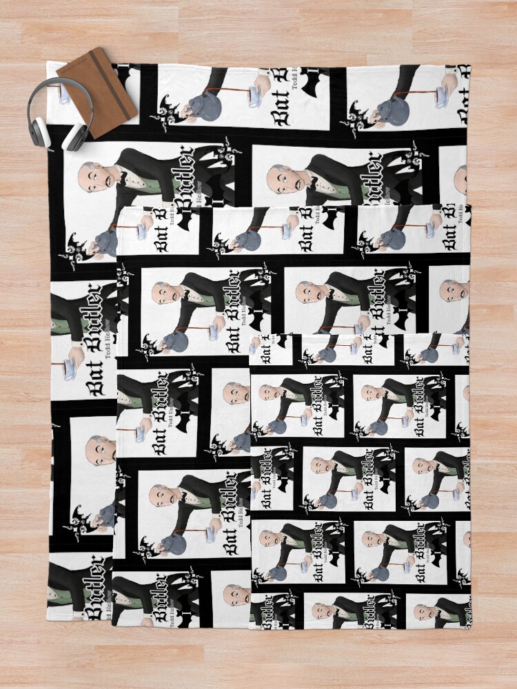 Alternate view of Bat Butler Throw Blanket
