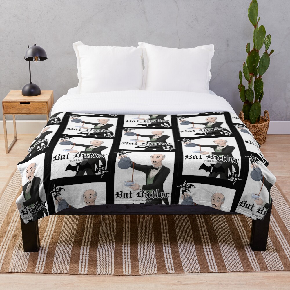 Bat Butler Throw Blanket