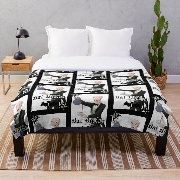 Bat Butler Throw Blanket
