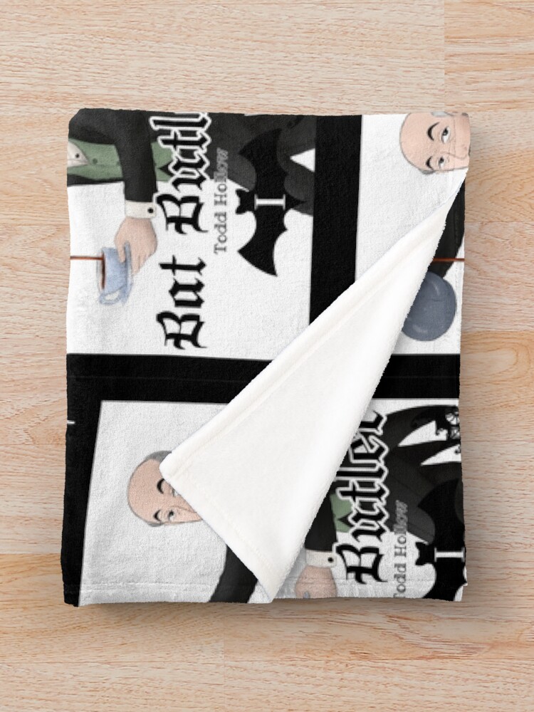 Alternate view of Bat Butler Throw Blanket