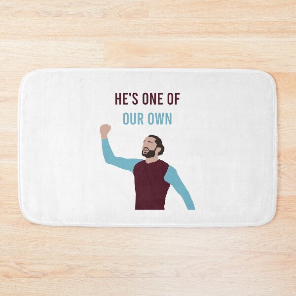 Item preview, Burnley FC, Jay Rodriguez, Claret and Blue Print designed and sold by Footballat45RPM.
