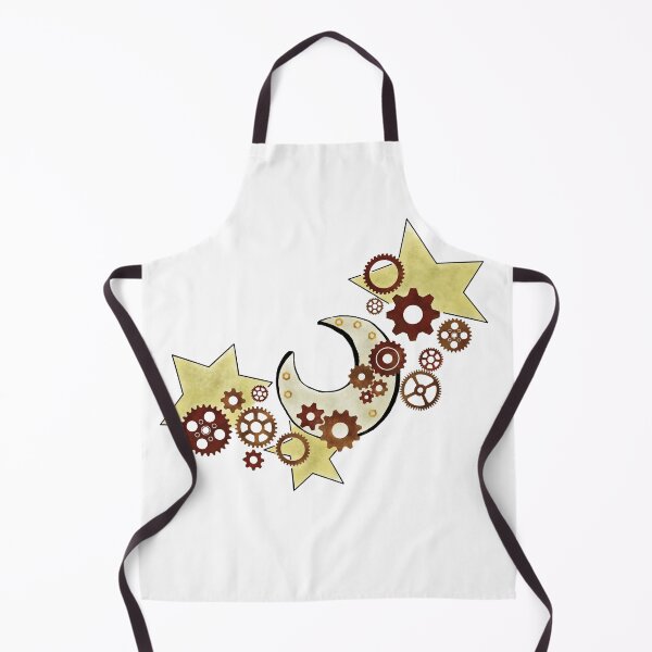 Item preview, Gearpunk Moon and Stars designed and sold by SuspendedDreams.