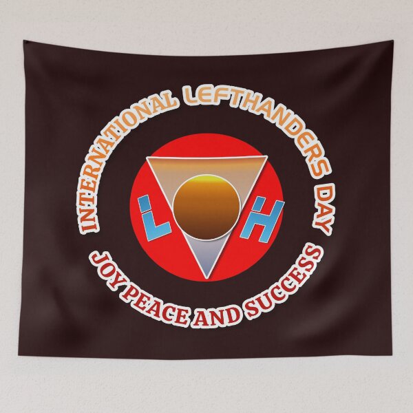 Item preview,   August 13 International Lefthanders Day - JOY PEACE & SUCCESS - LH designed and sold by Ralek.