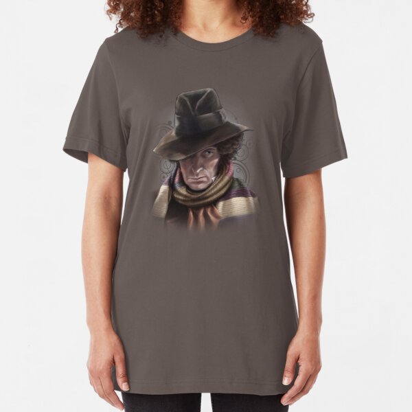 Fourth Doctor - Tom Baker Slim Fit T-Shirt