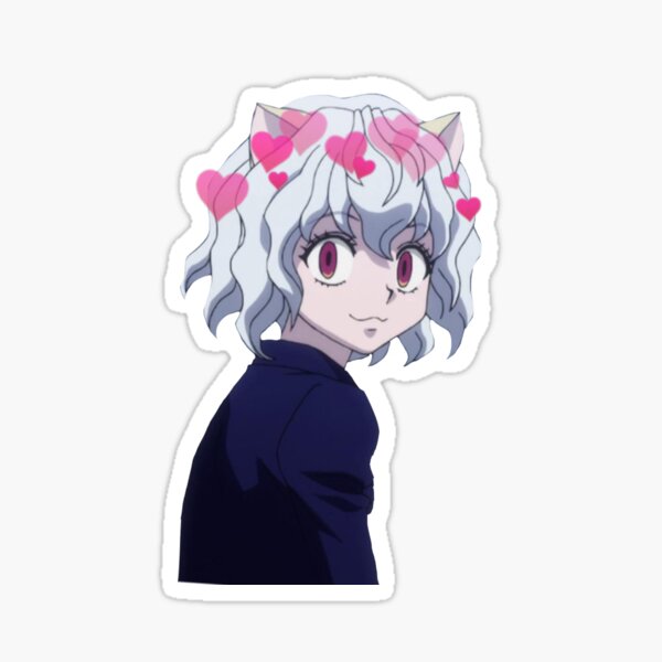 Hunterxhunter Stickers Redbubble - roblox code hunter x hunter hair