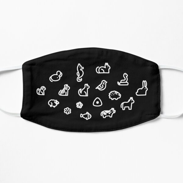 Fruits Basket animal icons Flat Mask