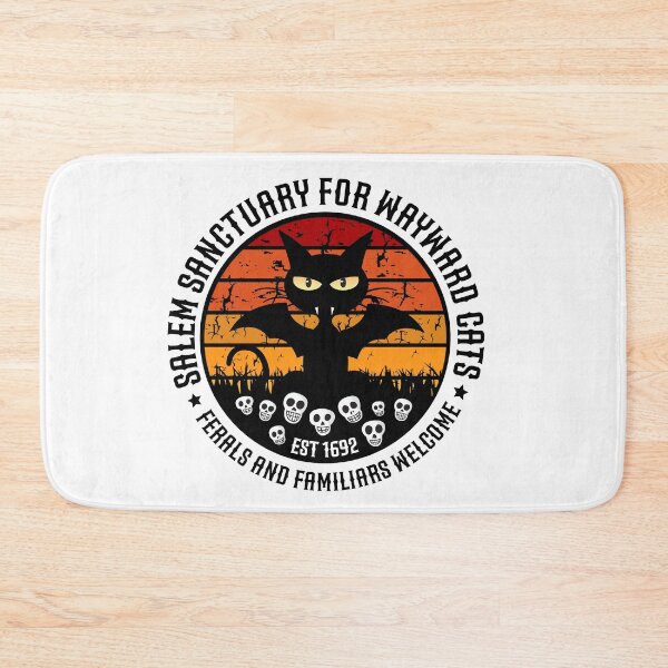 Item preview, Salem Sanctuary for Wayward Cats Ferals and Familiars Welcome Est 1692  designed and sold by CG Studio.