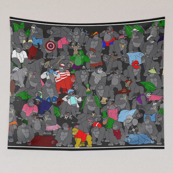 Item preview, Impossible gorilla puzzle designed and sold by Evans1998.