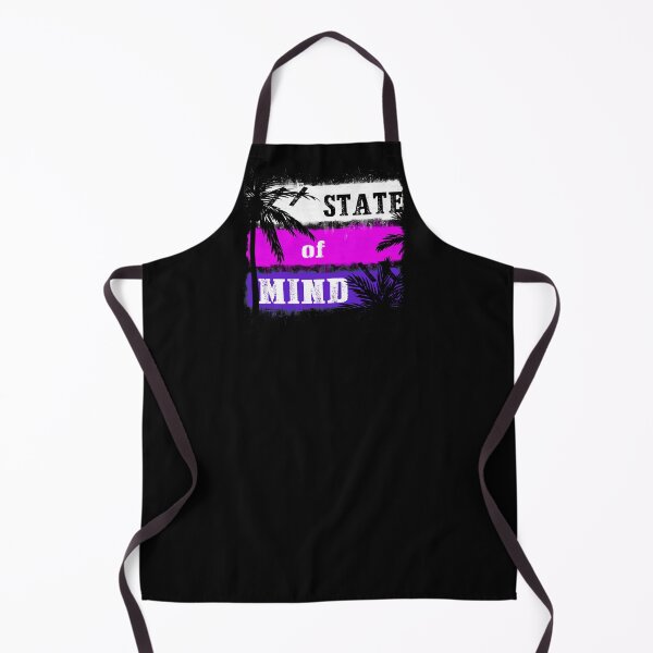 Item preview, State of mind – believe it and you will see it. Lifes a beach – inspirational pink palms & purple spray surf art  designed and sold by originalsusie.