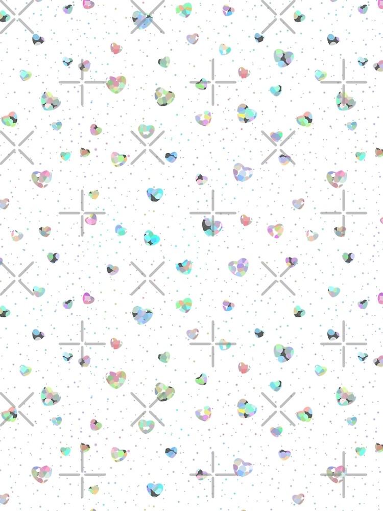 Rainbow Holographic Iridescent Hearts Confetti Glitter Pattern (White)" A-Line Dress for Sale by CTADesigns | Redbubble Rainbow Holographic Iridescent Hearts Confetti Glitter Pattern (White)" A-Line Dress for Sale by CTADesigns | Redbubble
