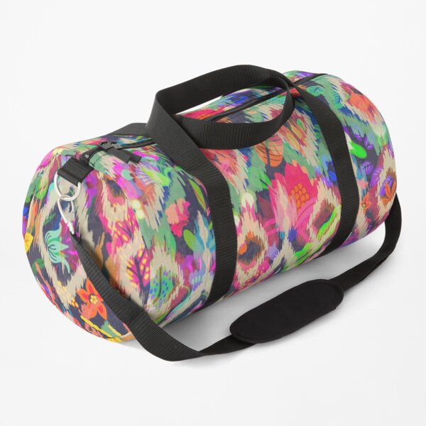 Ikat Flora Duffle Bag