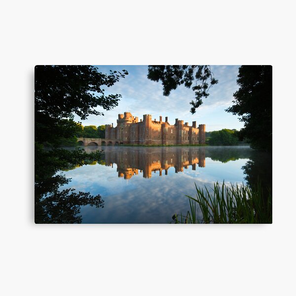 Sunrise at Herstmonceux Castle Canvas Print