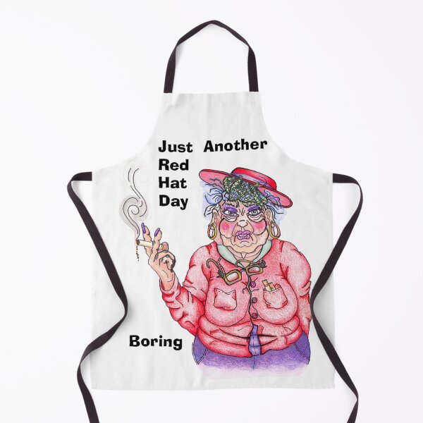 Item preview, Another Red Hat Day, Boring. designed and sold by Sharon Schwalbe.