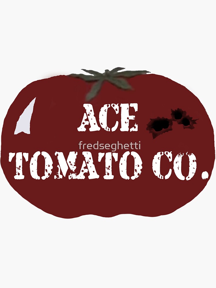 "Ace Tomato Company" Sticker for Sale by fredseghetti Redbubble