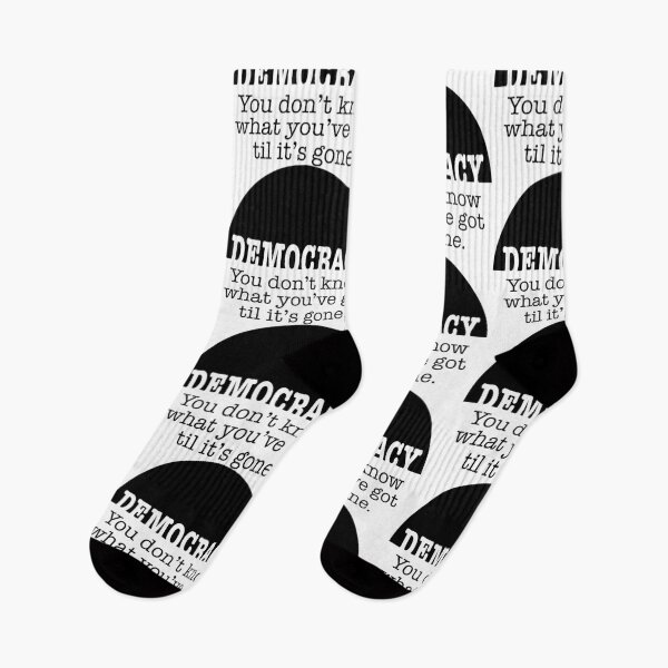 Item preview, Democracy, When It’s Gone (black ink) designed and sold by Normandie Rainwater.