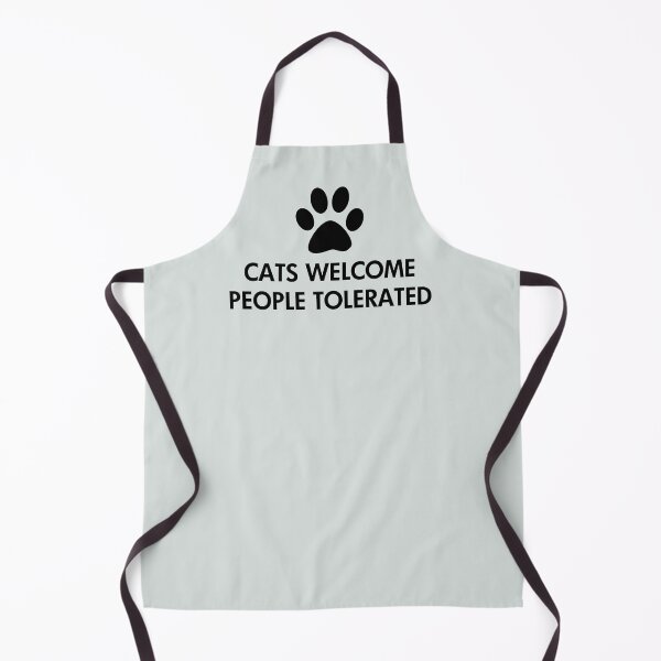 Item preview, Cats Welcome People Tolerated Saying designed and sold by ironydesigns.