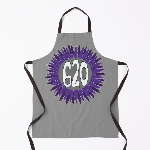 Item preview, Hand Drawn Kansas Sunflower 620 Area Code Purple designed and sold by itsrturn.
