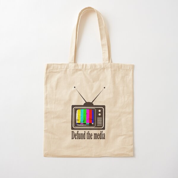 Defund The Media 2020 Cotton Tote Bag