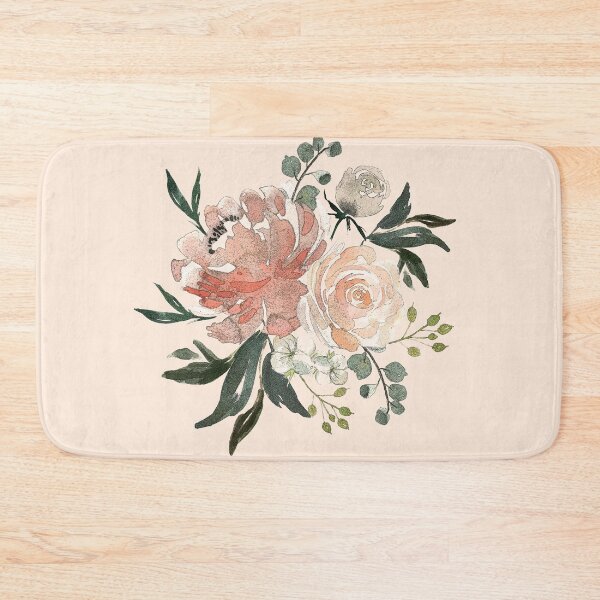 Item preview, Peach Floral designed and sold by DesignsByDebQ.