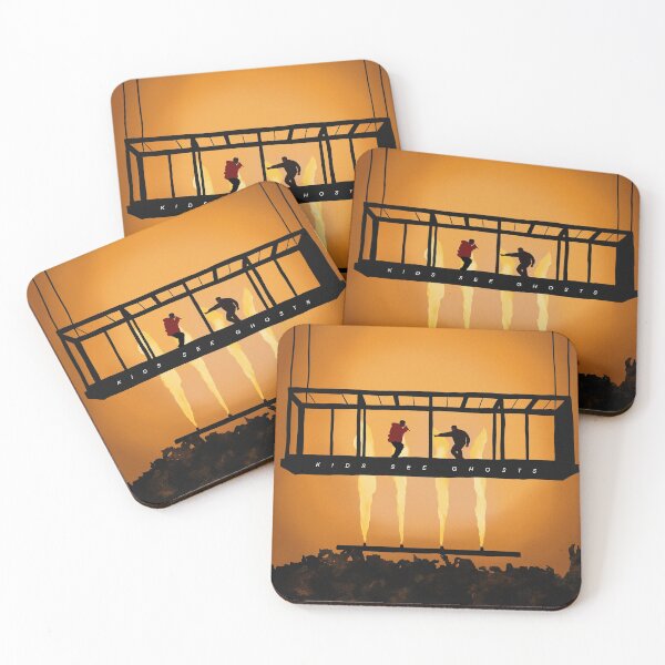 Kids see ghosts Coasters (Set of 4)