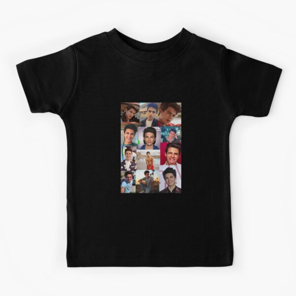 Brent Rivera Collage Artwork Kids T-Shirt