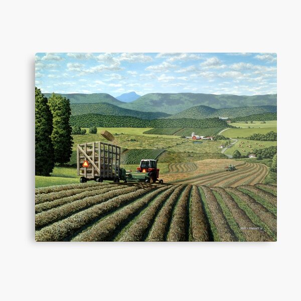 Twin Maple Farm Metal Print