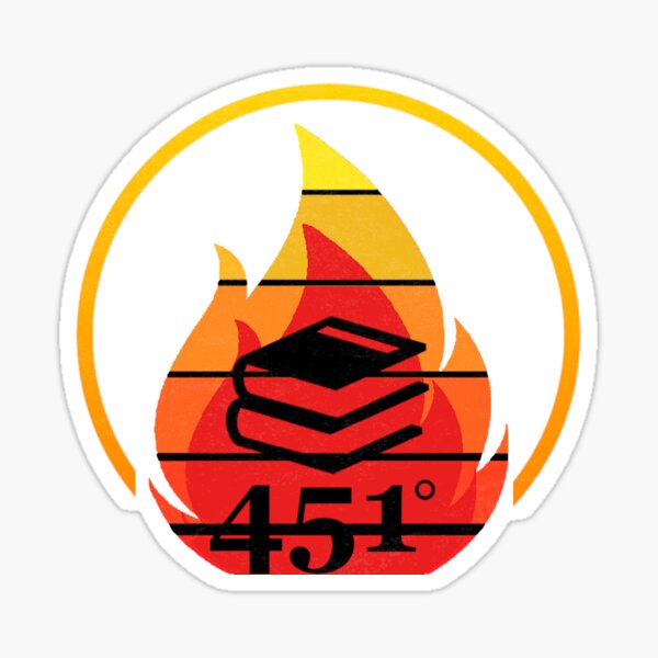 Item preview, Fahrenheit 451 Retro designed and sold by Paradoxmotif.