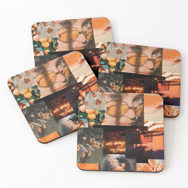 Item preview, Aesthetic Orange Collage designed and sold by Julitortellini.