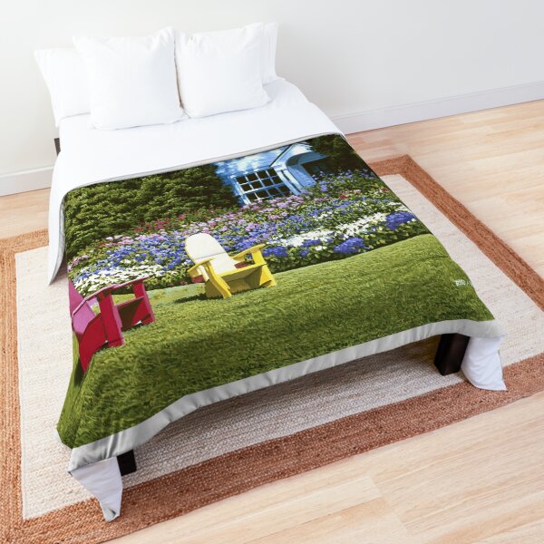 Cottage Garden Basin Harbor Comforter