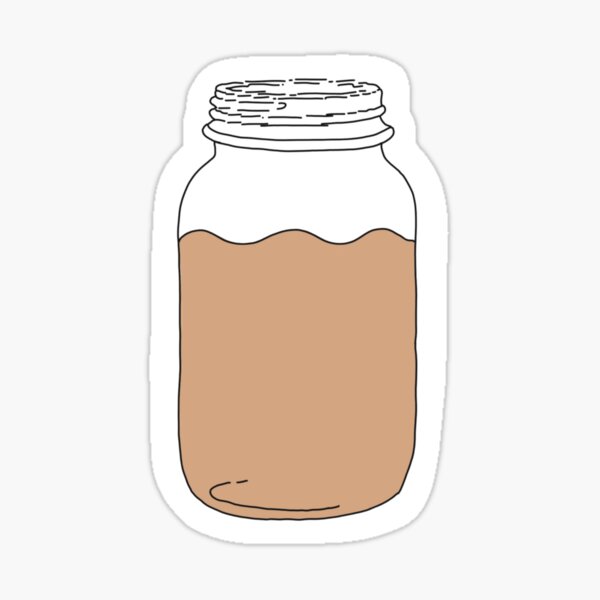 Custom Mama's Groovy Iced Coffee Mason w Handle Jar