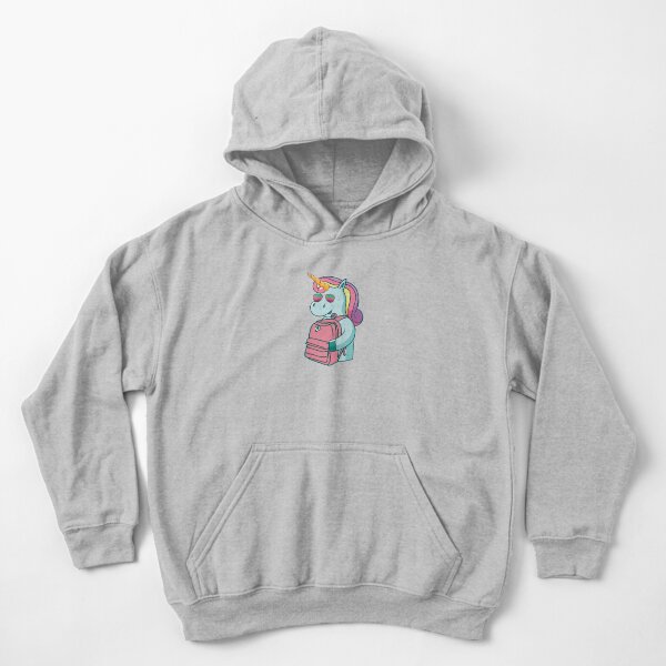 Item preview, Unicorn with backpack university school designed and sold by Dsigns.