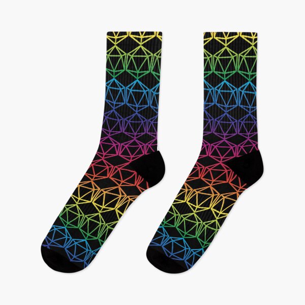Item preview, Rainbow D20 1 - Negro designed and sold by NemJames.