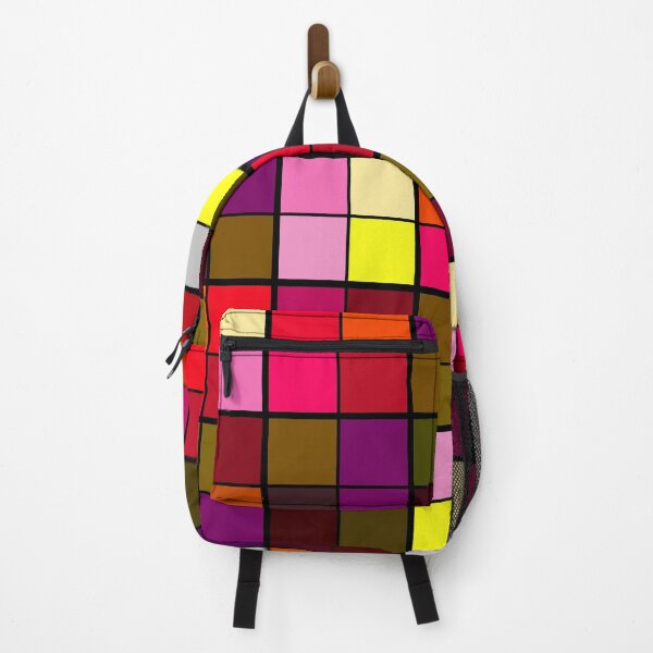 Item preview, Simple, multi-colored, geometric, plaid designed and sold by fuzzyfox.