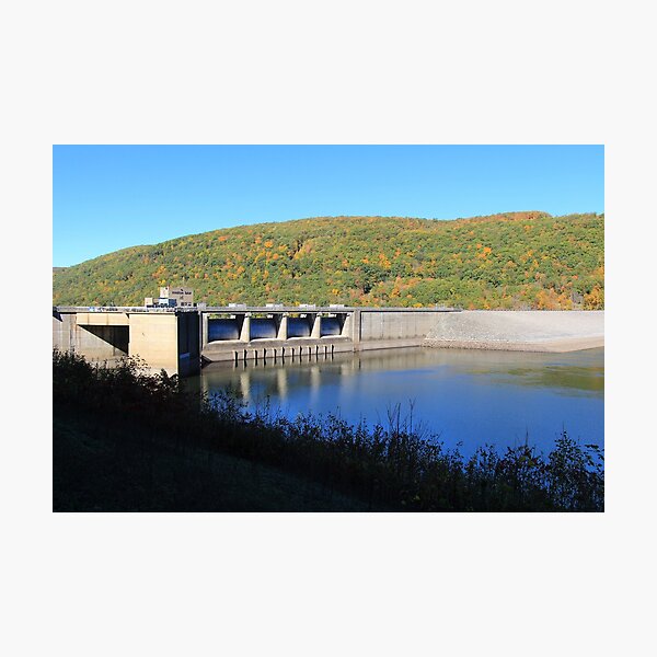 Colorfull Fall at Kinzua Dam Photographic Print