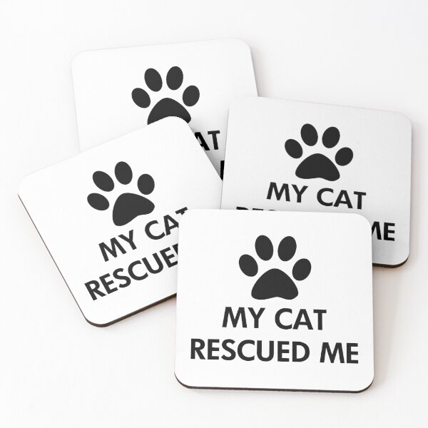 Item preview, My Cat Rescued Me designed and sold by ironydesigns.